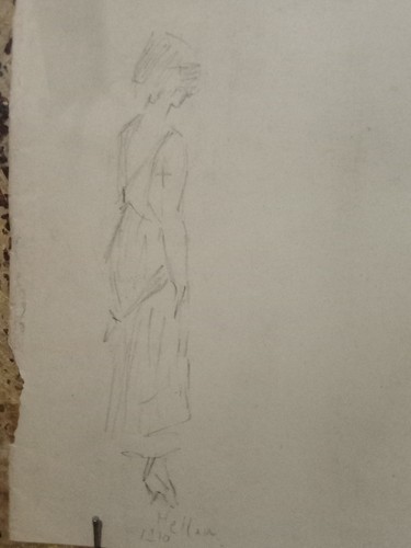 Disegno antico donna - antico,