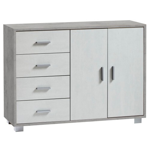 Credenza cemento bianco mobile - credenza,