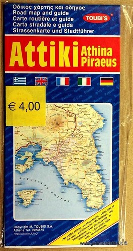 Carta geografica athina - carta,