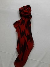 Coach new York grande sciarpa stola copri spalla scaf lana wool donna woman nero