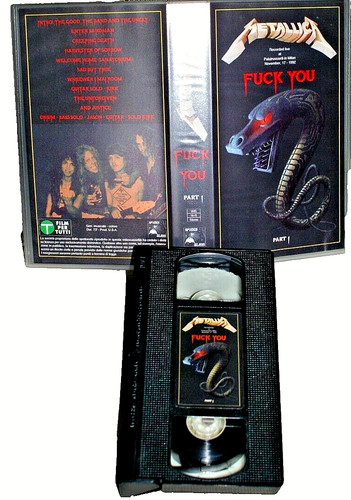Metallica fuck you vhs - fuck,