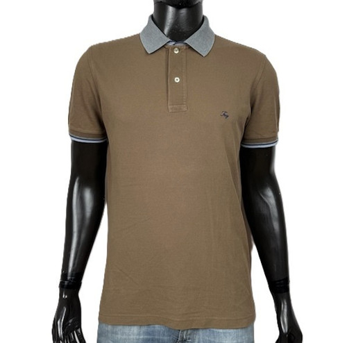 Polo fay uomo marrone cotone - uomo,