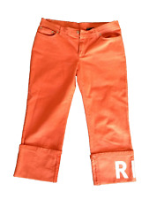 ? RICHMOND - DENIM JEANS ARANCIONE - GLAMOUR BAGGY 90s - SIZE 30 - VINTAGE ?