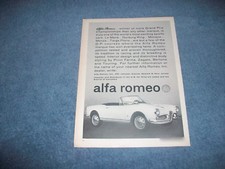 Pubblicità d'epoca Alfa Romeo