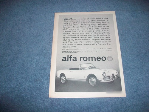 Alfa romeo giulietta spider - romeo,
