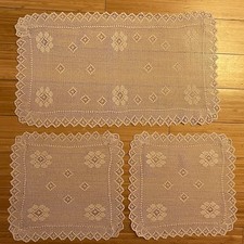 Set 3 Centrini In Cotone