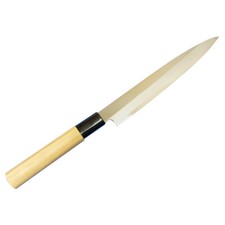 Coltello giapponese Sushi Sashimi Yanagi 180 mm Aogami 2gou Sakura Made in JAPAN