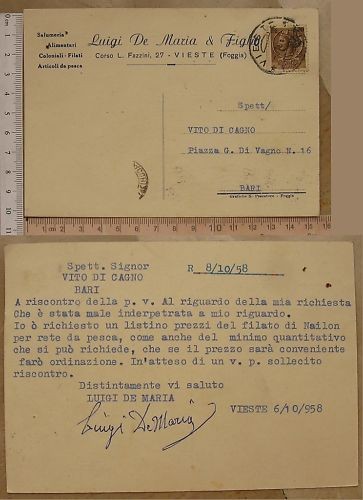 Cartolina pubblicitaria