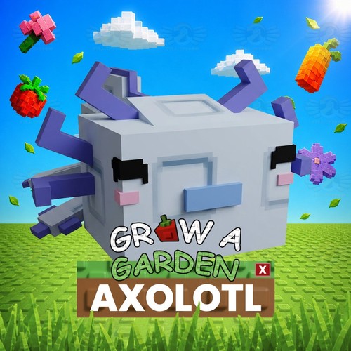 Axolotl coltiva un giardino - -,