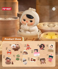 POP MART PUCKY Elf Food Restaurant Series Figura Confermata Scatola Cieca Bambola Giocattolo