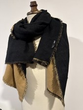 Sciarpa ZARA nera cammello