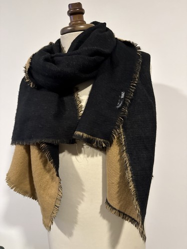 Sciarpa zara nera - zara, cammello