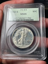 1942-S PCGS MS65 Walking