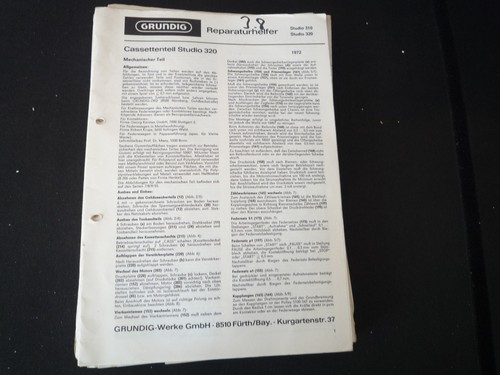 Manuale servizio originale - manuale,
