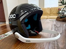 Casco POC SPIN Skull Orbic X Sci Corsa XS Nero + Mentoniera + Occhiali Retina