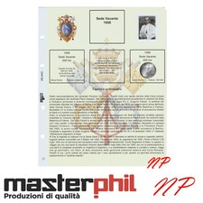 Fogli Kit per monete SEDE VACANTE: 1958 - 1963 - 1978 - 1978 Settembre 