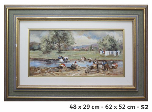 Quadro olio dipinto - ad,