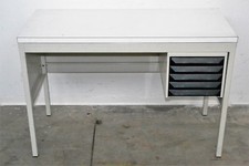 PICCOLA SCRIVANIA ANNI 70 METALLO E LEGNO