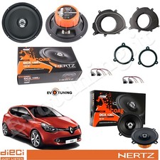 Kit 4 Casse Altoparlanti Hertz Anteriori Posteriori per Renault Clio IV dal 2013
