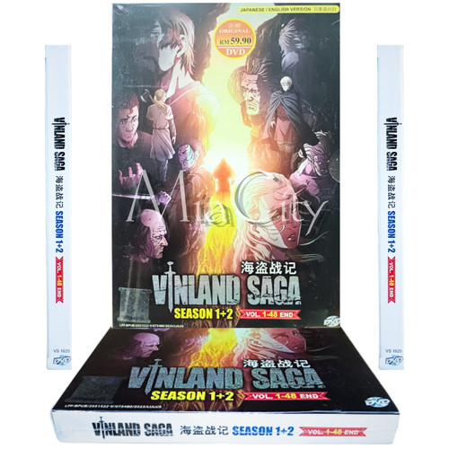 Dvd anime vinland saga - dvd,