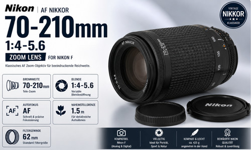 Nikon nikkor 210 mm - nikon, af
