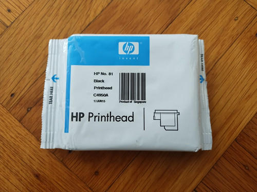 2015 originale 81 testina - hp, #81