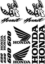 Adesivi nero honda - adesivi, hornet