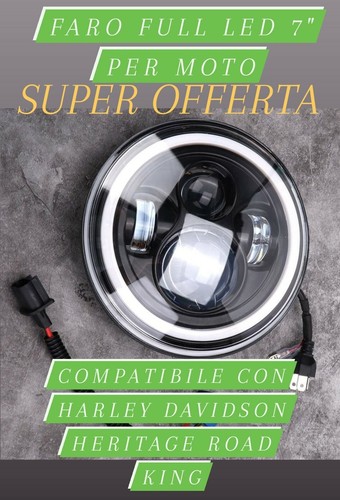 Led motorcycle headlight h4 - 1x,