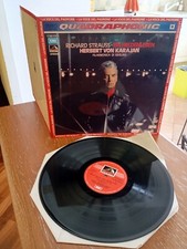 HERBERT VON KARAJAN ORCHESTRA FILARMONICA BERLINO RARO LP y 1975 RICHARD STRAUSS