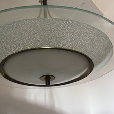 Lampadario anni 50 In Vetro Di Murano di Pietro Chiesa Per Fontana Arte