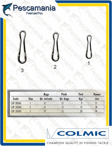 Sganci rapidi colmic mod - colmic,
