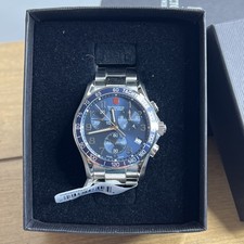 Orologio Victorinox Swiss Army 241120 Tachimetro Cronografo Quadrante Blu Data Nuovo Scatola