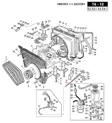 Cavo acceleratore trattorino