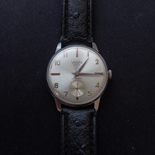 Rarissimo orologio uomo 1950 Weber Geneve 17 rubini movimento svizzero revisionato