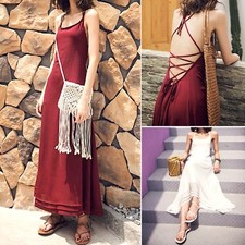 Vestito Lungo Donna Schiena
