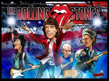 The Rolling Stones flipper alternativo traslite ALTA QUALITÀ RES scegli 1 di 2