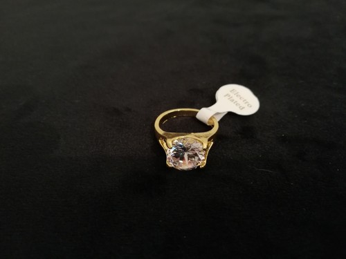 Bague vintage plaqué or - en,