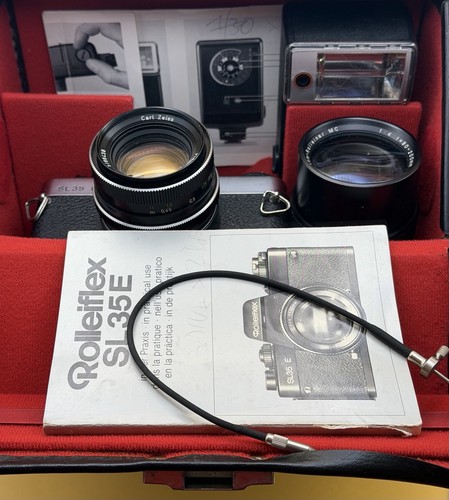 Rolleiflex sl35e set con carl - con,