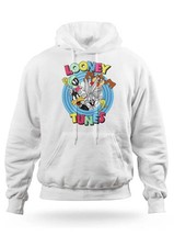 Felpa Con Cappuccio Maglia Looney Tunes Uomo Donna Bambino Cartoni Animati