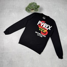 Felpa uomo Pyrex Big Logo nera