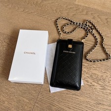 Custodia telefono porta schede borsa trucco,catena custodia cellulare in pelle。regalo per lei