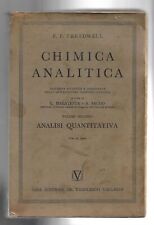 Libro Chimica Analitica Analisi Quantitativa - F. P. Treadwell - Vallardi 1961