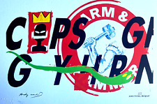 Andy Warhol X Jean-Michel Basquiat Litografia (COA originale firmata) numerata