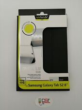 FONEX CASE BOOK WALLET PORTAFOGLIO PER SAMSUNG GALAXY TAB S2 8" T715 T719 NERO