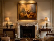 Antico dipinto ad olio