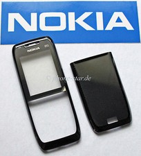 ORIGINALE NOKIA E51 A-COVER COPERCHIO BATTERIA ANTERIORE BACKCOVER CUSTODIA FASCIA ACCIAIO NERO