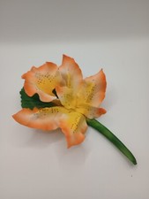 Fabar Orange Lily Porcelain