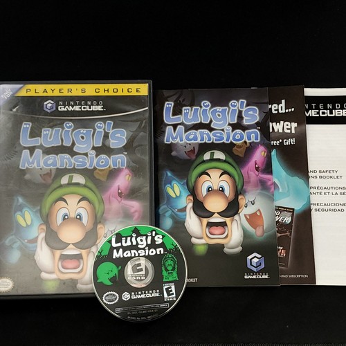 Luigi mansion gamecube cib - luigi's,