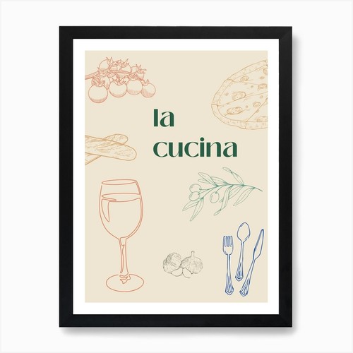 Poster cucina stampa - cucina,