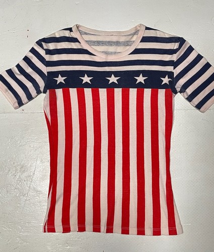 Vintage 80s american - flag, soft